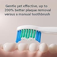 Vista 4 de Philips Sonicare Cepillo de dientes eléctrico serie 1100, cepillo de dientes sónico con tecnología sónica avanzada, EasyStart, Smartimer