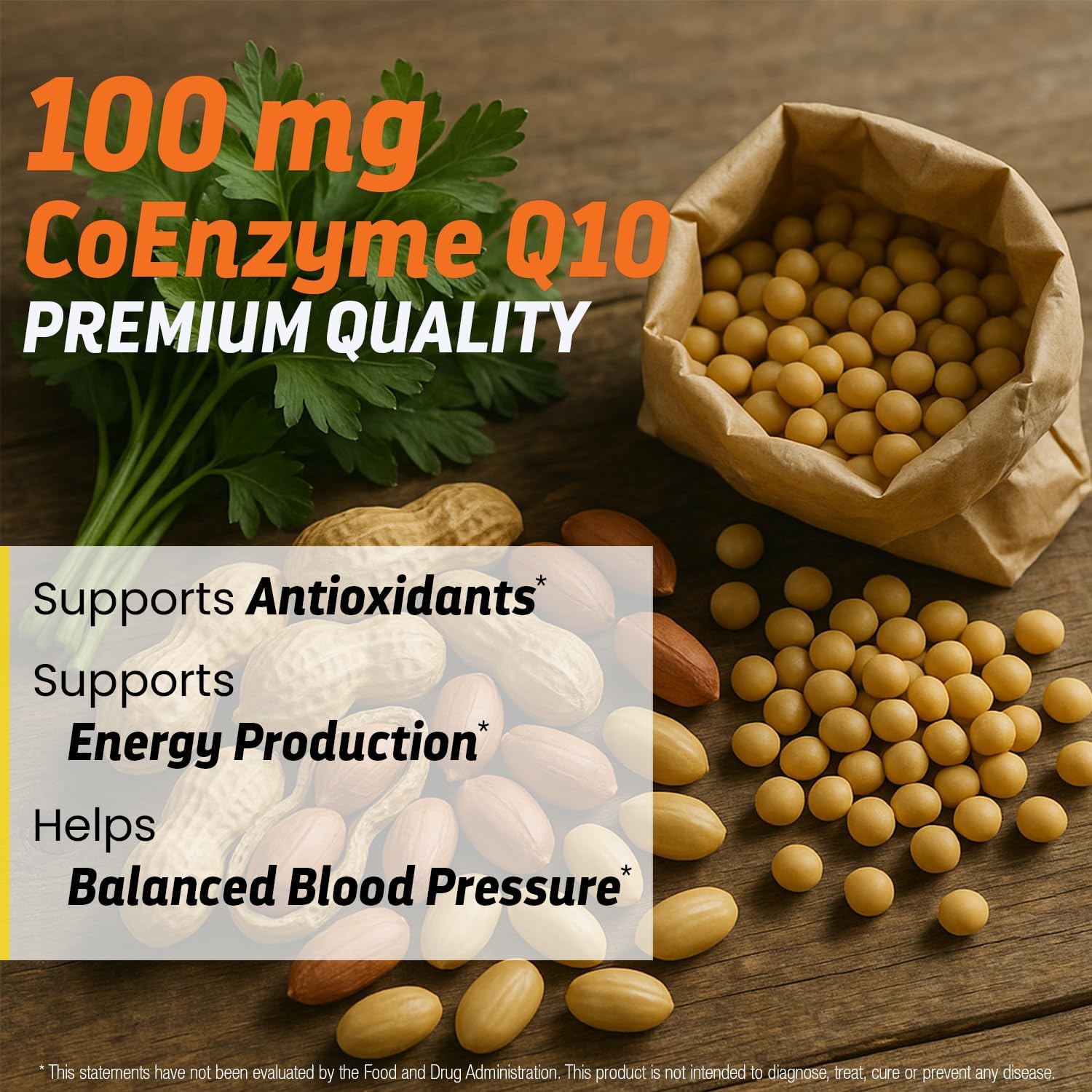 CoQ10 100mg + PQQ Supplement 20mg - Coenzyme Q10 with PQQ to Support Heart & Brain Health - Made in USA Backed by 30+ Years of Trust - GMP Certified & Non-GMO - 2 Month Supply