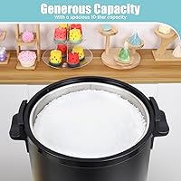 Vista 3 de TOAUTO Derretidor de cera de 20 libras para hacer velas, olla de fusión de cera de velas con tres ajustes de potencia de 60 a 100 grados