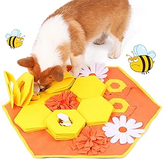 TRSUMATE Snuffle Mat for Dogs, 23.6" x 27.6" Dog Snuffle Mat, Sniff Mat Interactive Dog Puzzle Toys Slow Feeder and Intera...