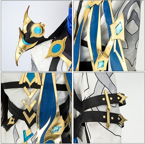 Miniatura 5 de Genshin Impact - Conjunto de disfraz para cosplay, Genshin Impact II Dottore The Doctor Cartoon Halloween Navidad Cosplay