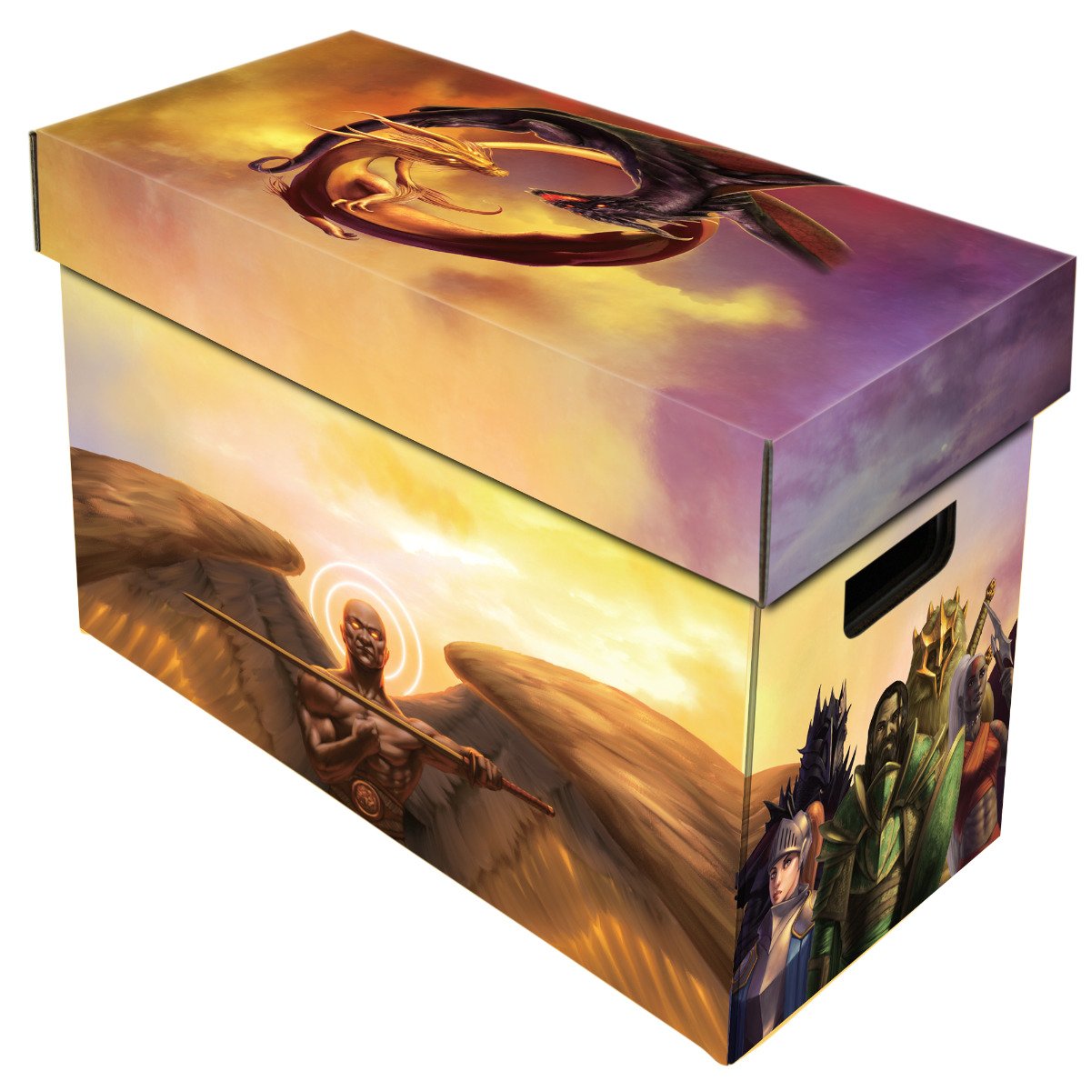 Magazine Storage Box - Art - Good VS Evil