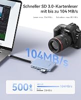 Carcasă ORICO M.2 NVMe hub 6 în 1, 10 Gbps pentru iPhone 17 16 15 Pro Max Plus ProRes, TF SD card, PD 100W, 2230 2242 2260 2280 B și M M-Key AP80F-BK 8