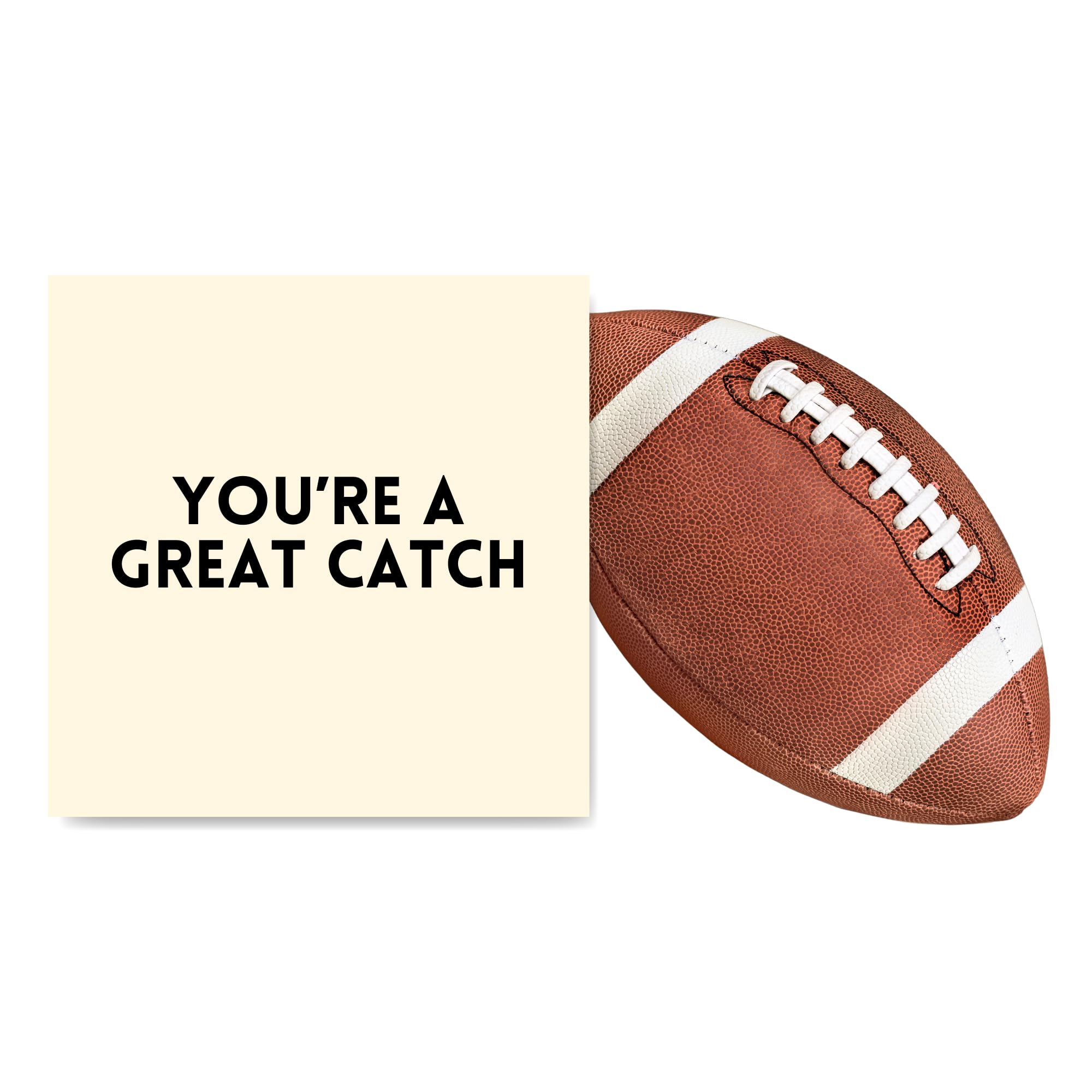 CATCHYOURDREAMS Anniversary card for Husband or Wife (Football) | Gift for Him or Her, Boyfriend or Girlfriend | Valentine's Day Card for men and