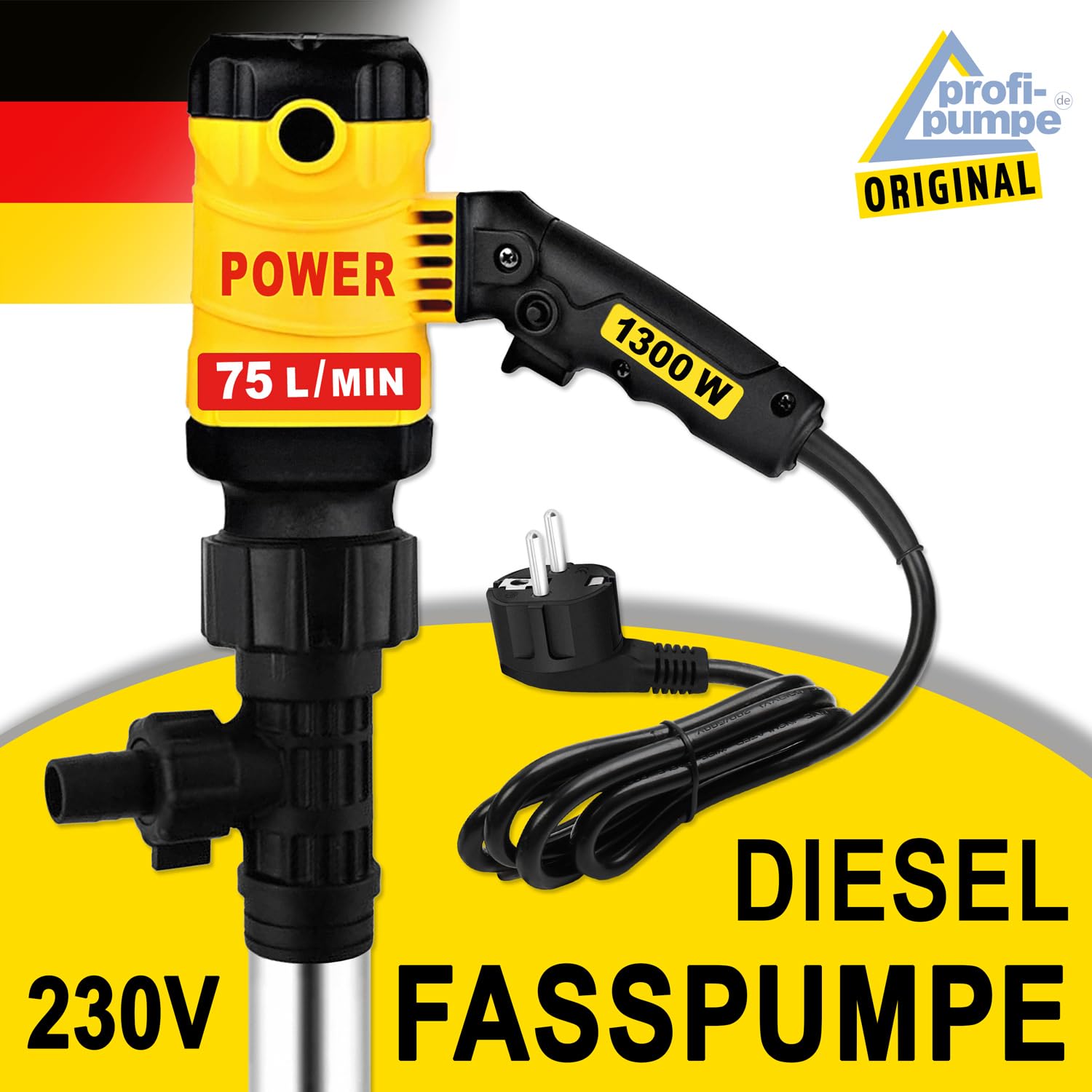 Pompa per fusti diesel POMPA PER OLIO RISCALDANTE PER BIOdiesel POMPA DIESEL 230V AUTOASPIRANTE, POMPA ASPIRAZIONE OLIO POMPA DI RIEMPIMENTO POMPA ELETTRICA PER FUSTI per GASOLIO e OLIO RISCALDANTE