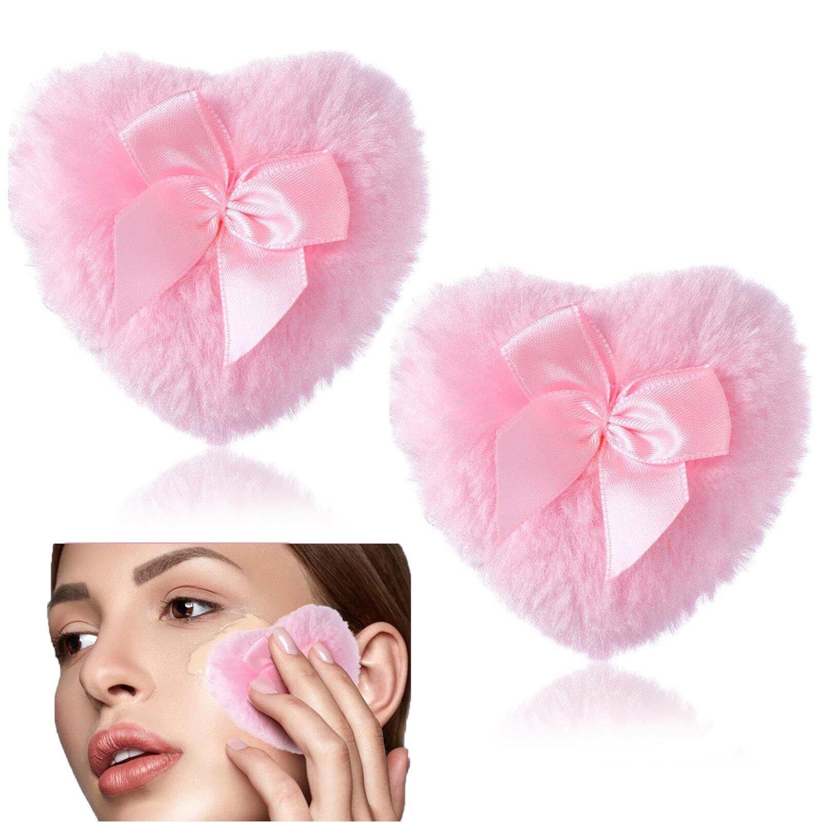 Rosa Puderquaste – Extra Groß, Weich & Flauschig Für Körperpuder & Make-up