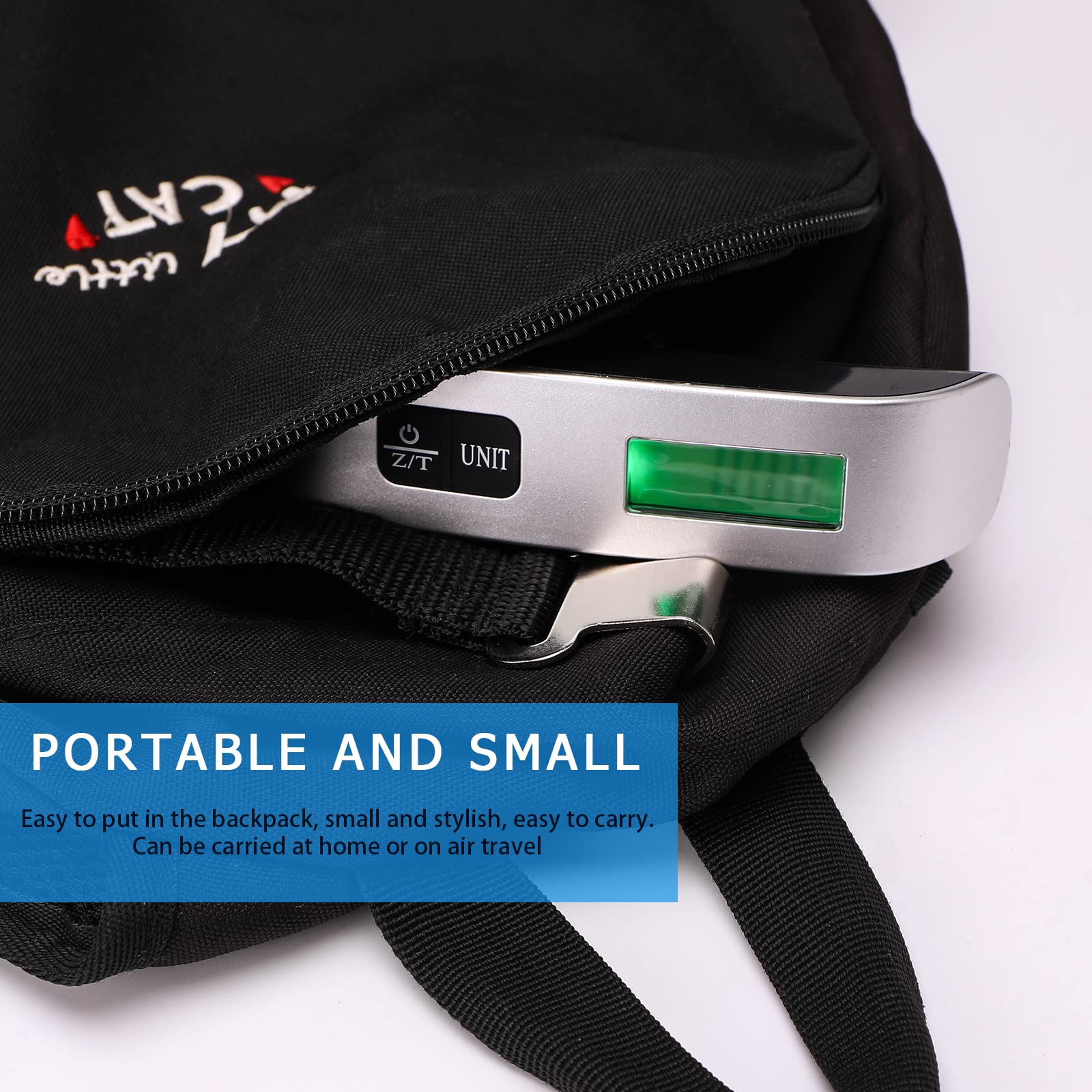 Gepäckwaage Digitale Kofferwaage,50kg Elektronische Waage Tragbar Tasche Reisetasche Koffer Gepäck,Geeignet zum Wiegen von Gepäck, Küchenutensilien Angeln