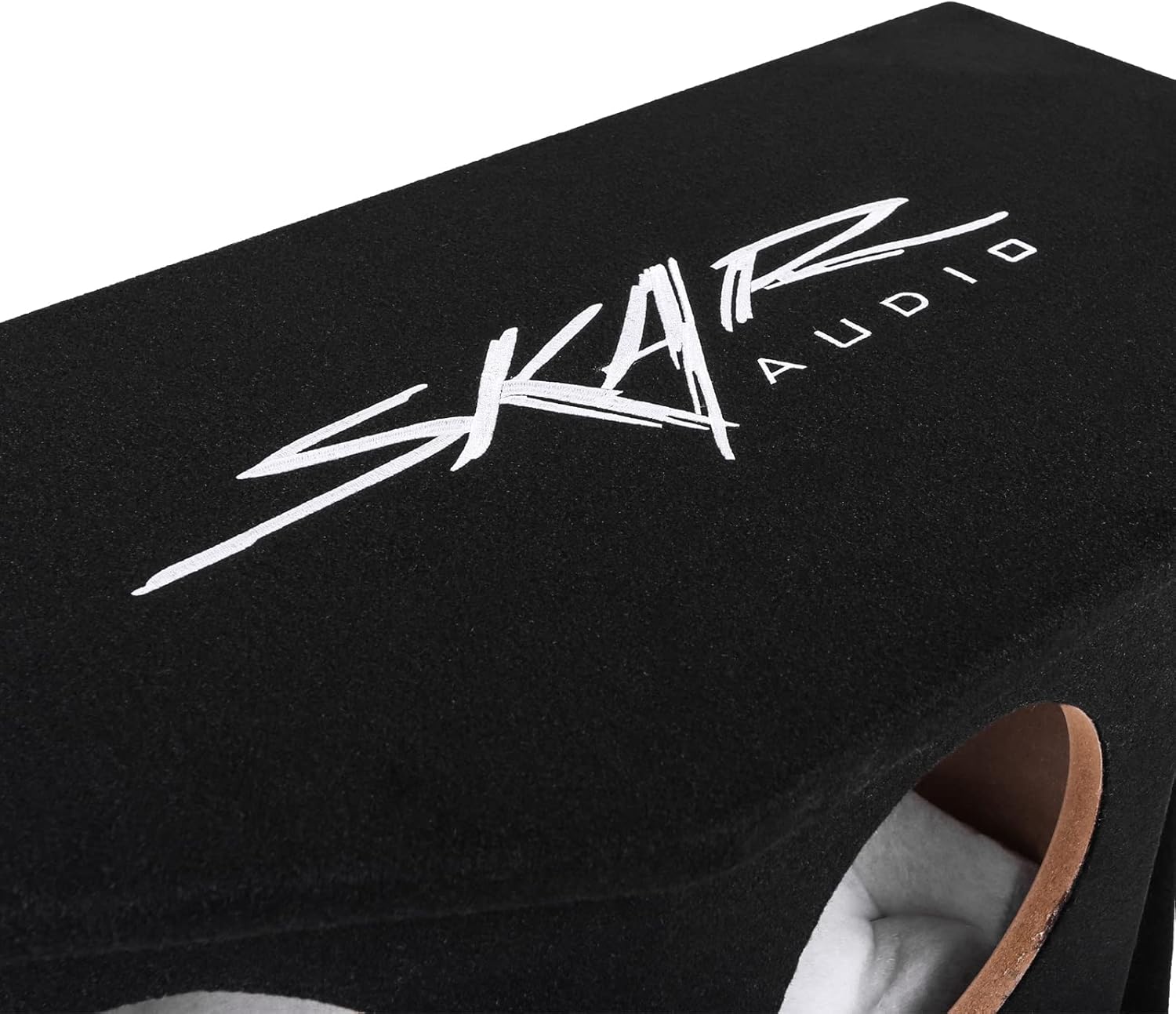 Skar Audio SK3X8V Triple 8" Universal Fit Ported Subwoofer Enclosure with Angled Rear Firing Design