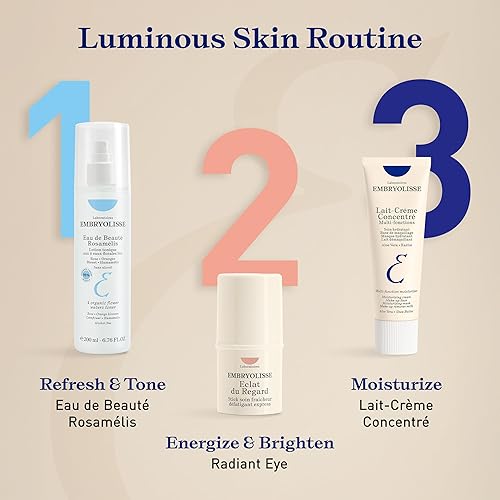 Vista 12 de Embryolisse Lait-Crème Concentré, Multifunction Daily Face Moisturizer and Makeup Primer, Suitable for All Skin Types. French Face Cream With Shea