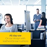 Jabra Evolve 30 UC Stereo Headset – Unified Communications Headphones for VoIP Softphone with Passive Noise Cancellation – USB-Cable with Controller – Black - 4