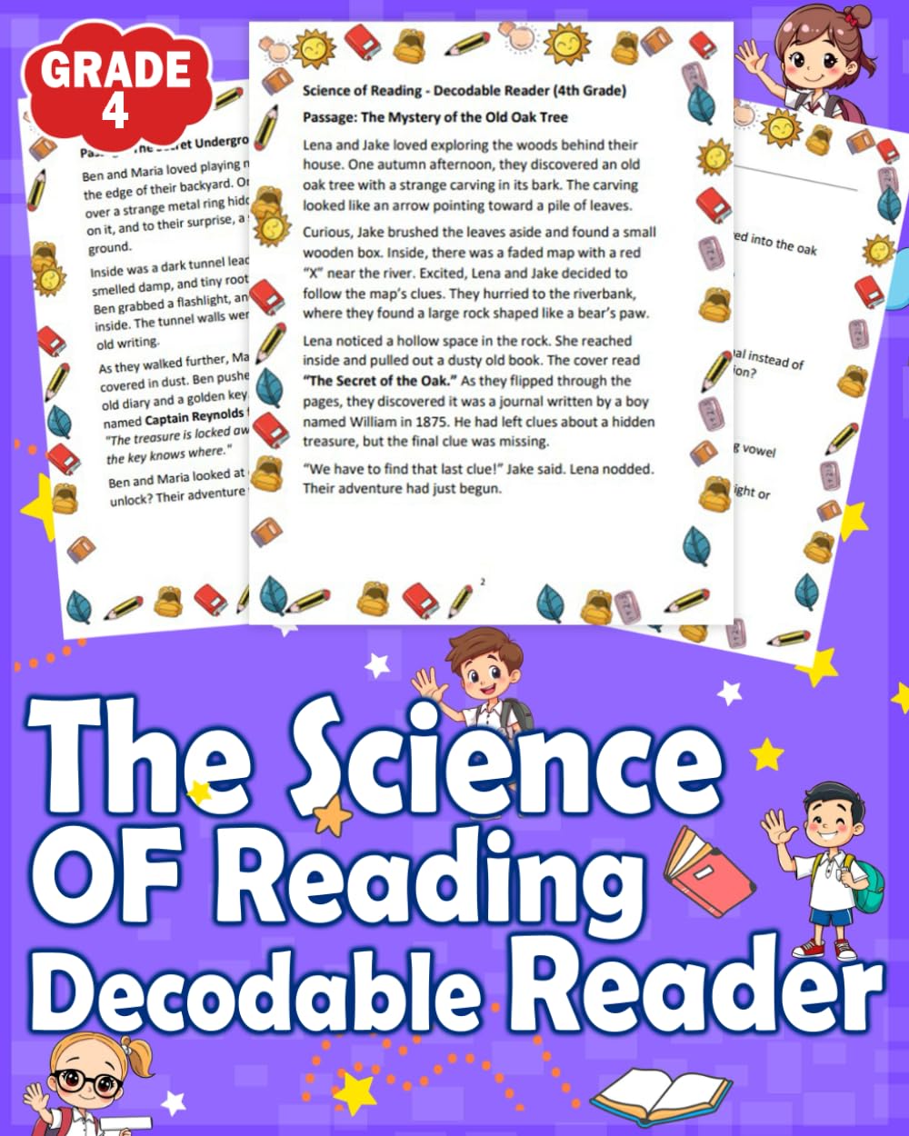 The Science of Reading Decodable Reader for 4th Grade: A Science-Based Decodable Reader for 4th Grade - Engaging Stories, Phonics Practice, and ... Answer Key for Confident, Independent Readers