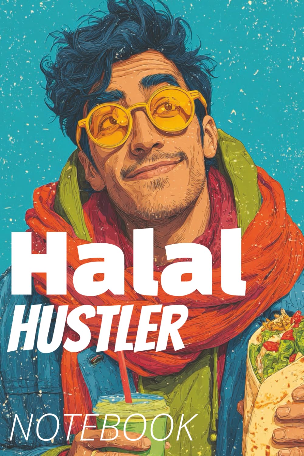 Halal Hustler NOTEBOOK: 200 College-Ruled Pages · “Bismillah ar-Rahman ar-Raheem” on Each Page - Perfect for Eid, Ramadan, Salah, or Daily Journaling