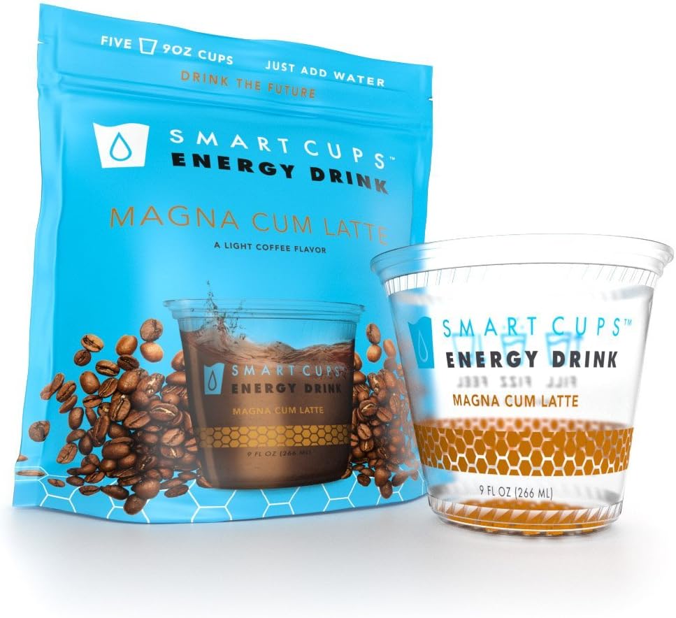 Smart Cups Energy Drink 10 Pack (Magna Cum Latte)