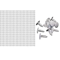 Vista 1 de CrawlSpace-DIY - Clips de barrera de vapor para árbol de Navidad de 0.8 pulgadas, clips de remache de nailon de plástico, estantes de montaje