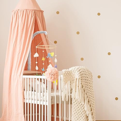 Miniatura 6 de Tatuo 2 piezas de funda para brazo móvil para cuna de bebé, cubierta de campana de cama móvil, caja de música infantil, cubierta de soporte de