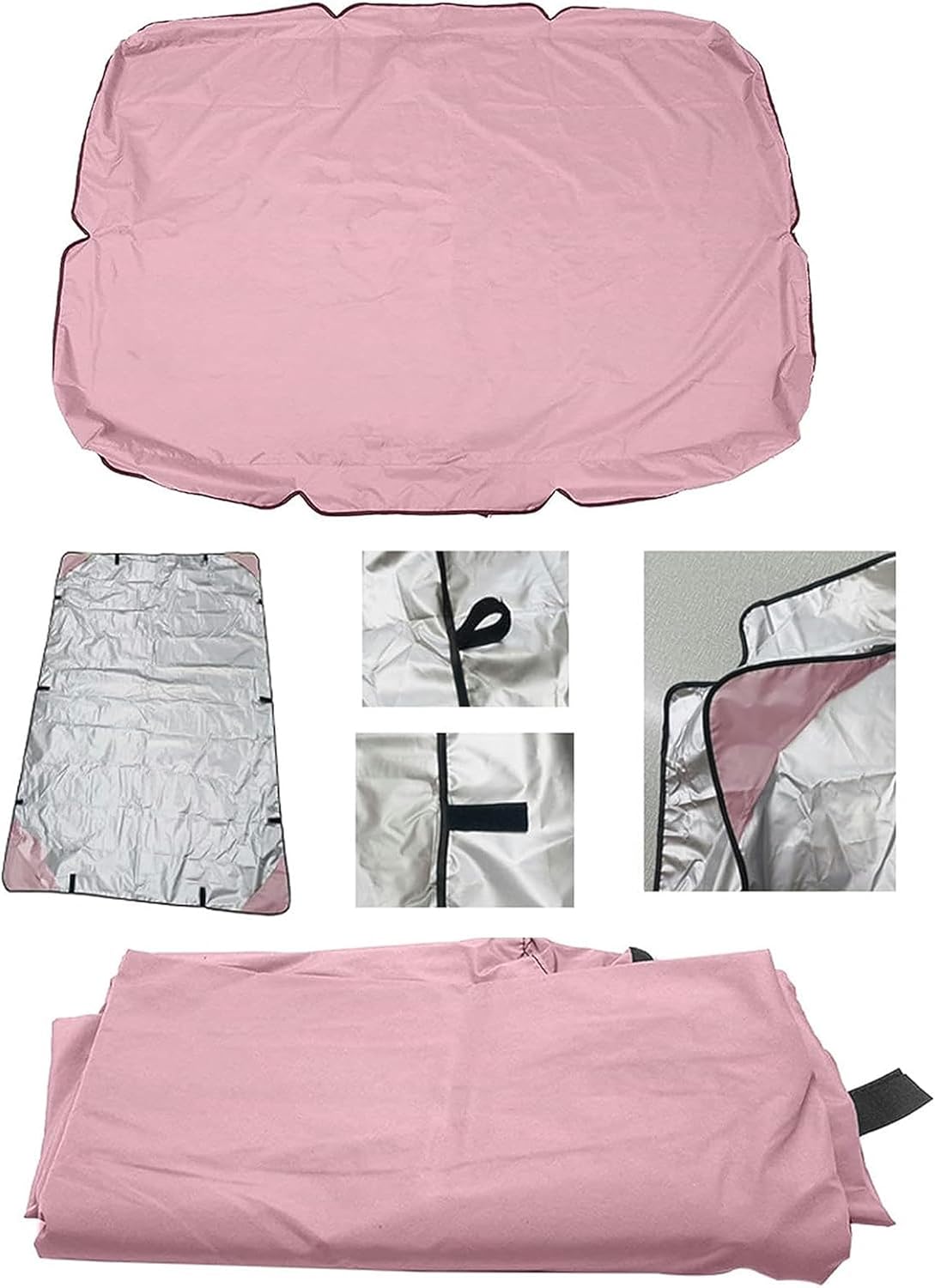 Swing Canopy Replacement,Waterproof Porch Swing Canopy Replacement | Outdoor Garden Swing Seat Sun Shade Cover | Durable Patio Hammock Canopy Awning(Canopy Only)