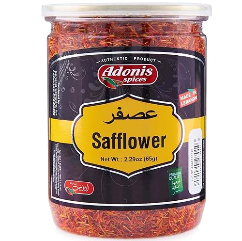 Adonis - Pétalos de cártamo secos, 2.29 oz (65g)