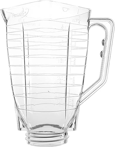 Frasco de licuadora de plástico resistente a la rotura para Oster y Osterizer.