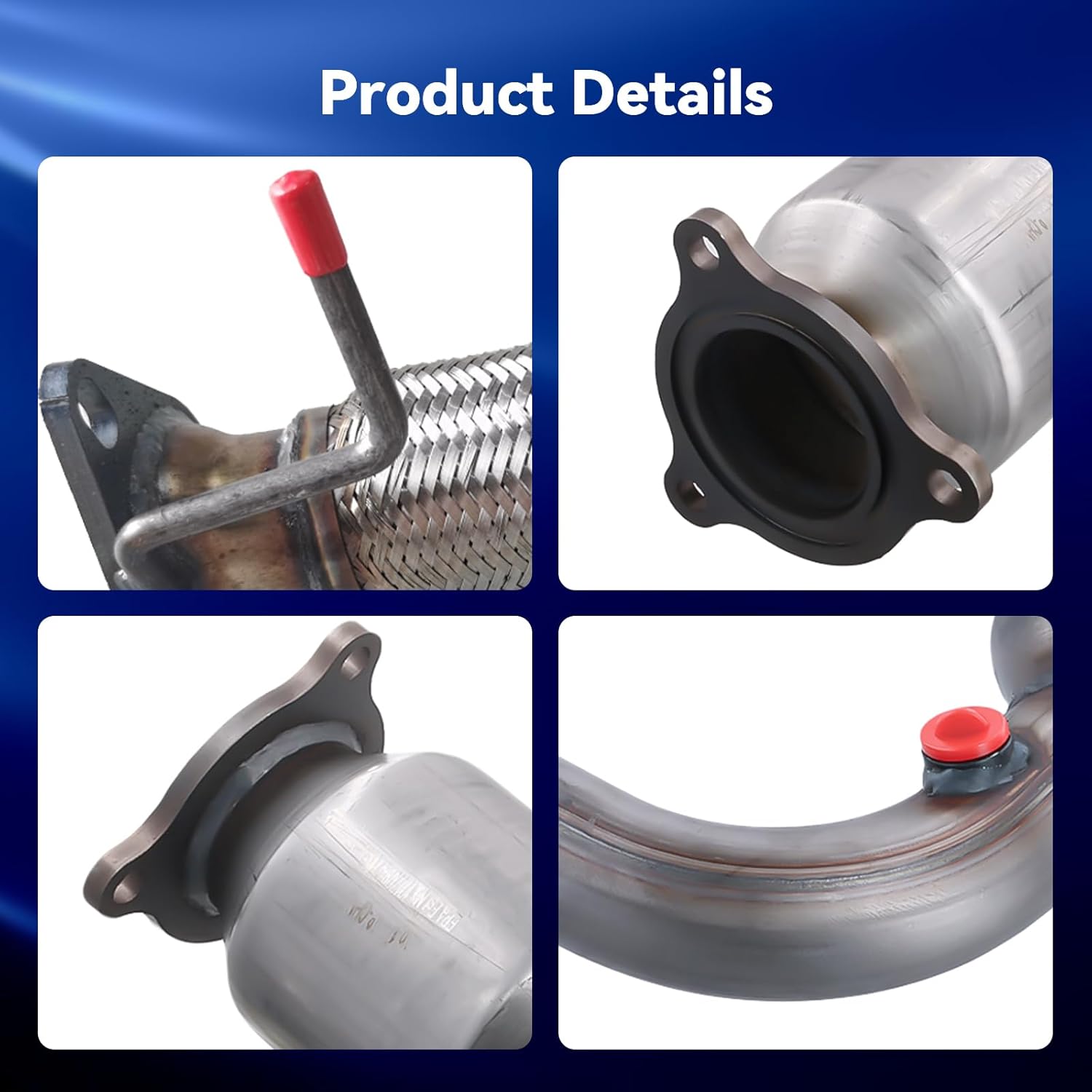 Front Catalytic Converter Catalytic Convert Compatible with 2010-2014 Chevy Equinox 2.4L, 2010-2014 GMC Terrain 2.4L, 2012-2015 Captiva Sport 2.4L Direct-Fit (EPA Compliant)