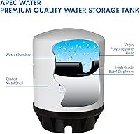 Vista 2 de APEC TANK-14 Tanque de almacenamiento de agua de ósmosis inversa prepresurizado de 14 galones