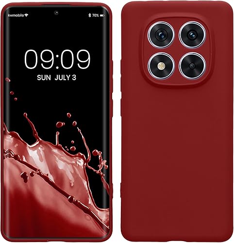 Vista 898 de kwmobile Funda compatible con Xiaomi Redmi Note 11 / Note 11S - Funda protectora de silicona TPU suave y delgada - Azul Báltico Azul (Baltic Blue)