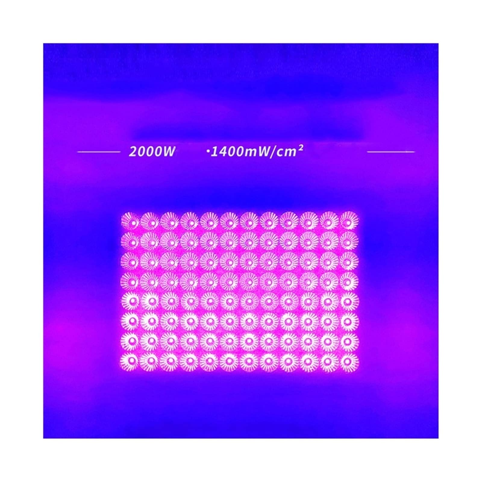 ER019 Lámpara UV Curado Intensidad Fija Copa reflectora Pegamento de Foco de Alta energía Pantalla de Seda de Secado rápido Luz LED Ultravioleta(395nm)