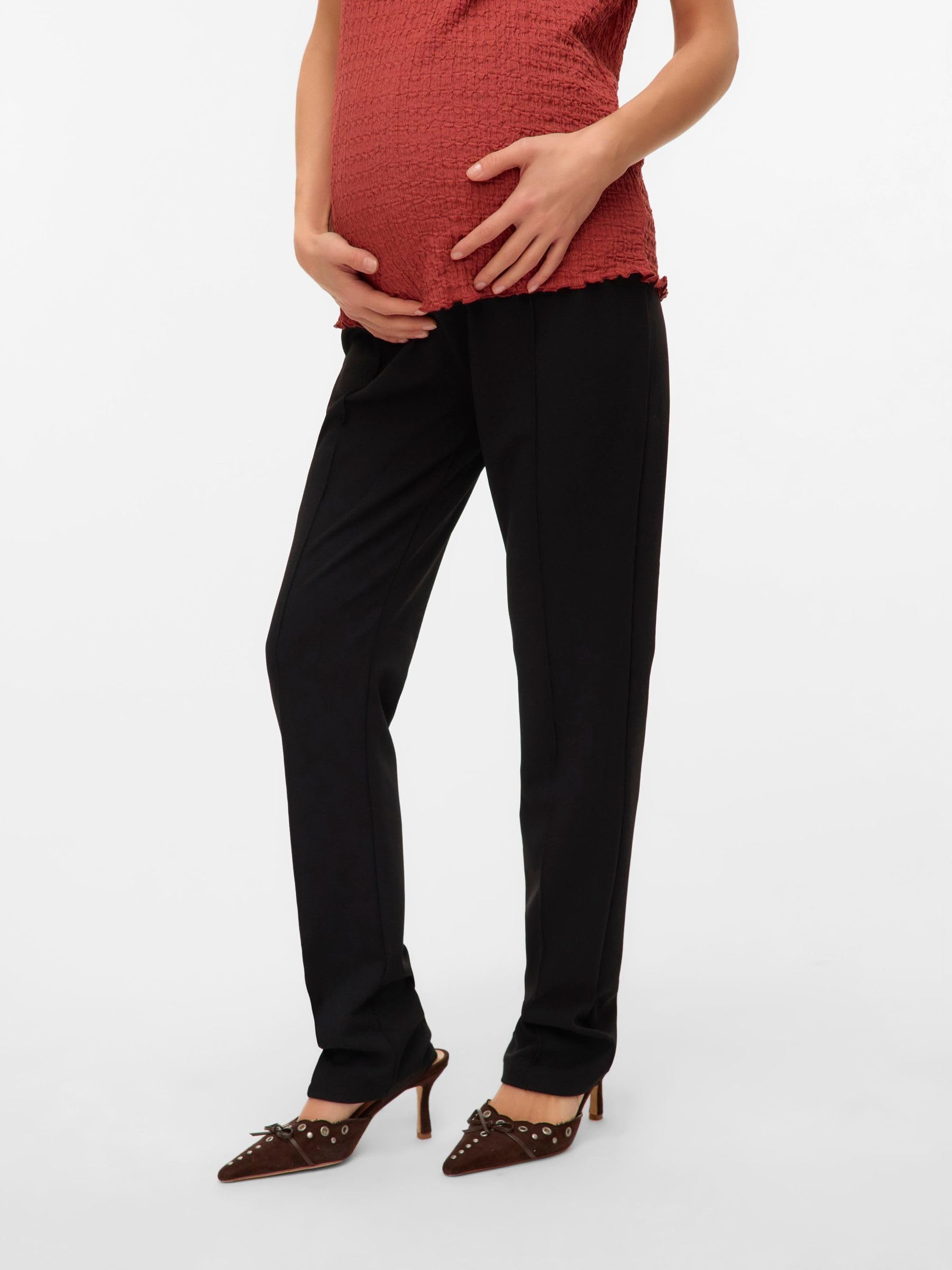 MAMALICIOUS Female Hose Normal geschnitten Hohe Taille Hosen | Trousers