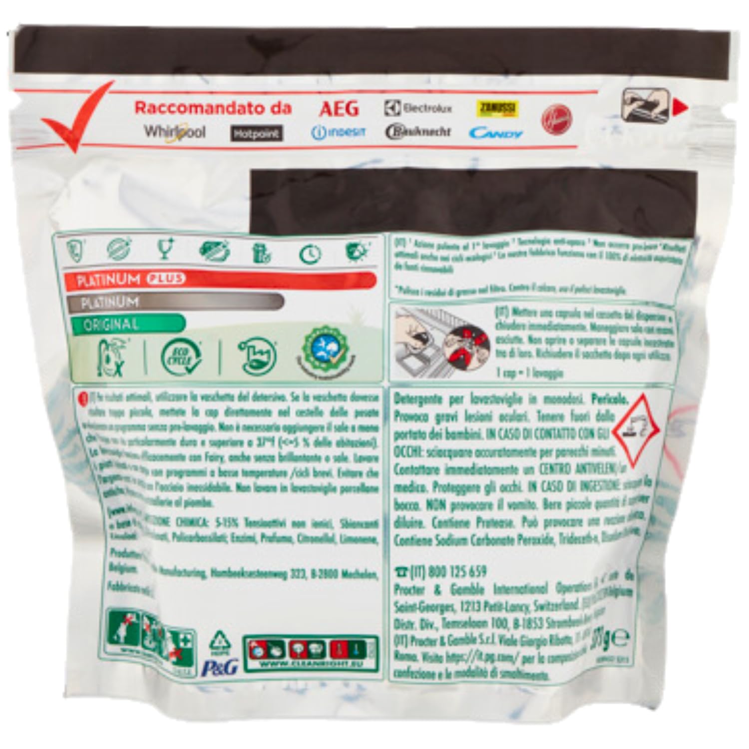 Fairy detersivo lavastoviglie in pastiglie profumo limone – 25 caps kit con Spugna Brandizzata SPESA & RISPARMIO Inclusa – Variazioni 4/8/12 Pezzi (4)