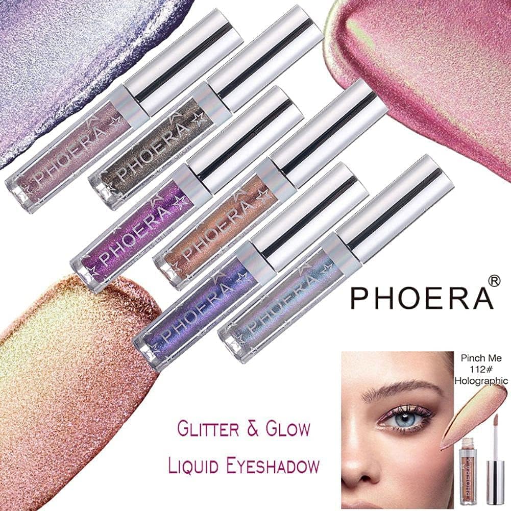 Sombra de ojos con purpurina Maquillaje líquido brillante colores brillantes lápiz lápiz brillante duradero impermeable brillante pigmentos metálicos pigmentos metálicos (A101)
