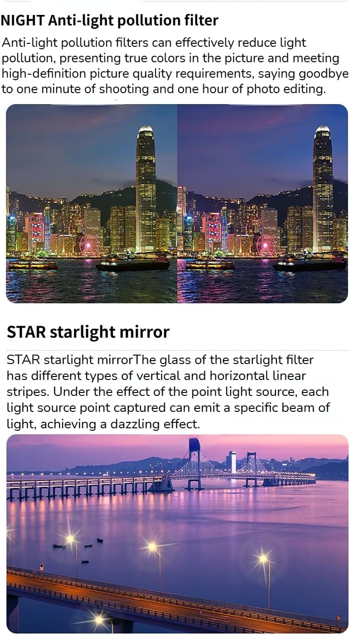 Drone Filter Set Compatible with DJI Mini 5 Pro, Professional Aerial Photography Filters for Color Optimization (12-Piece Set)