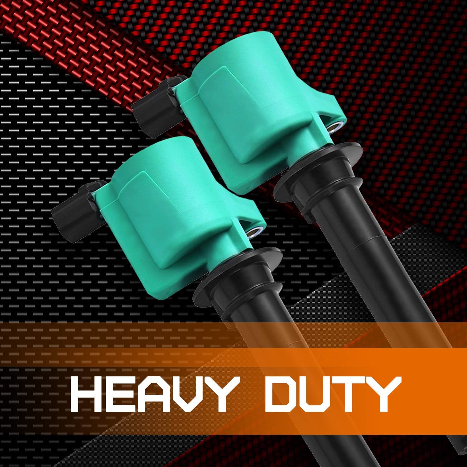 ENA Green Ignition Coil Pack Set of 6 Compatible with Ford Mazda Mercury Escape Five Hundred Freestyle Taurus Tribute Mariner Montego Sable 3.0L V6 Replacement for DG500 DG513 FD502 UF406 2001-2008