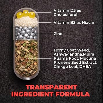 Testo Support Testosterone Support Supplement for Men | Supports Healthy Testosterone Levels | Promotes Energy, Stamina & Vitality | Men's Health | Made in USA | 30 Day Supply