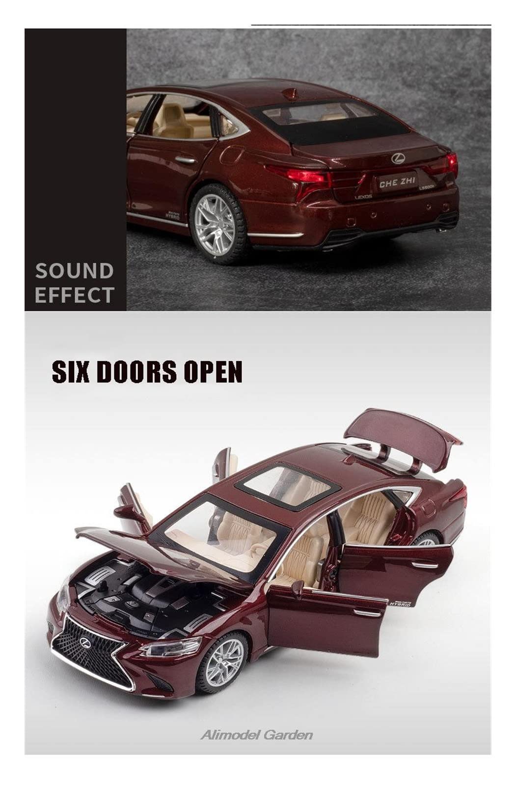 Amazon.co.jp: ミニカー スケールモデルカー 1:32 レクサス LS500H