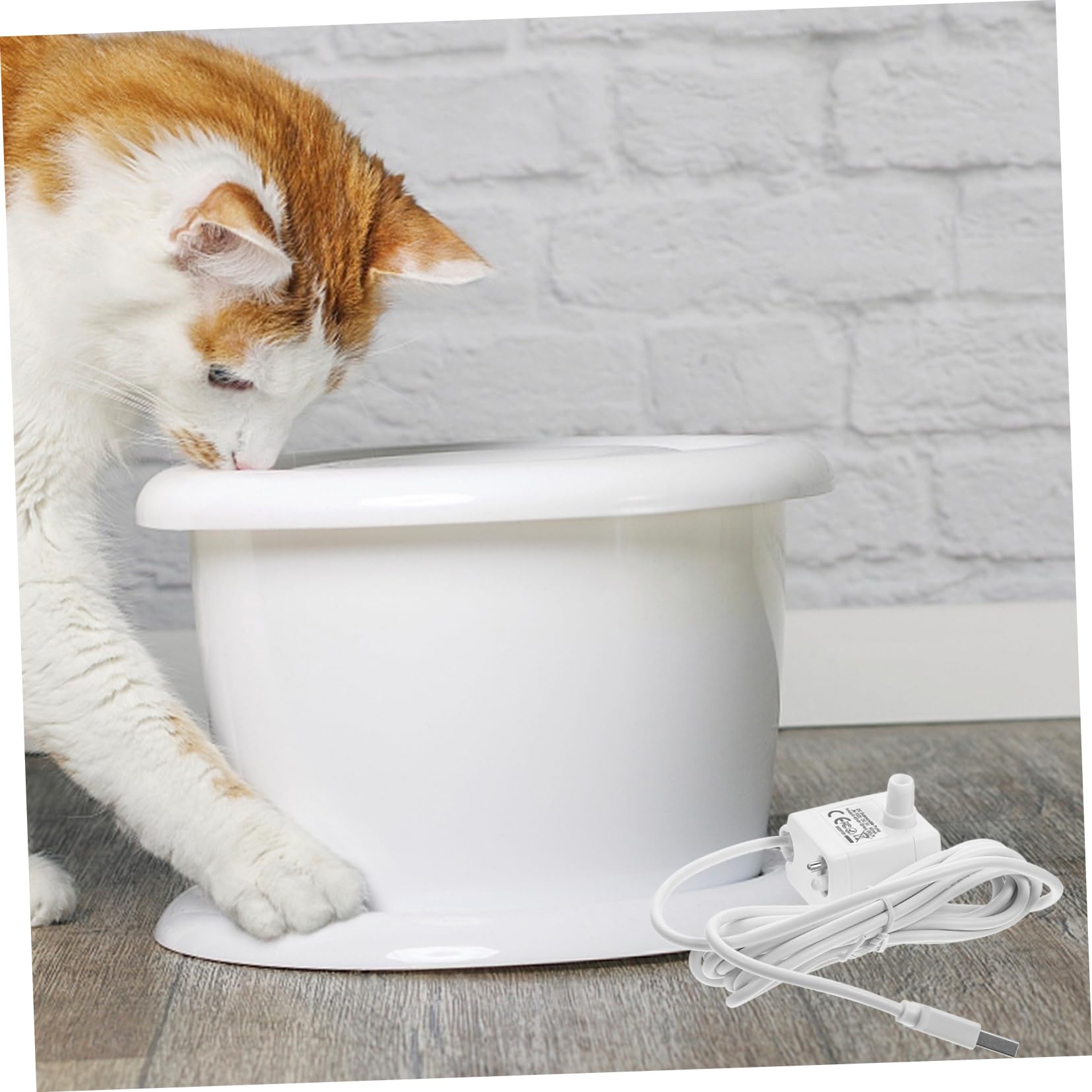 BESPORTBLE Pompa per Fontana Silenziosa Subacquea 5v per Beverino Gatti in Abs Cavo Usb, Prevenzione Bruciatura a Secco, per Negozi di Animali e Famiglie