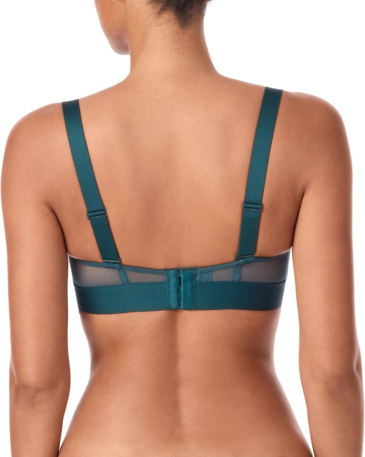 DKNY Women's Sheers Convertible Strapless Bra, Dark Sea Green, 38D - Image 3