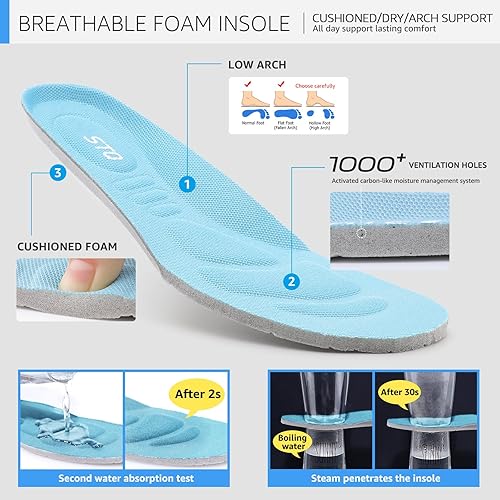 Miniatura 4 de STQ - Tenis para correr transpirables con cámara de aire para mujer