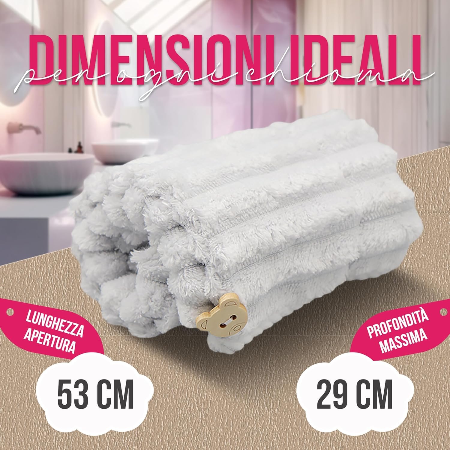 Generico Asciugamani in Microfibra Ultra Assorbente, Morbidi, Leggeri e ad Asciugatura Rapida, Design Unisex, Senza Odori, Ideali per Bagno, Capelli, Palestra e Viaggio