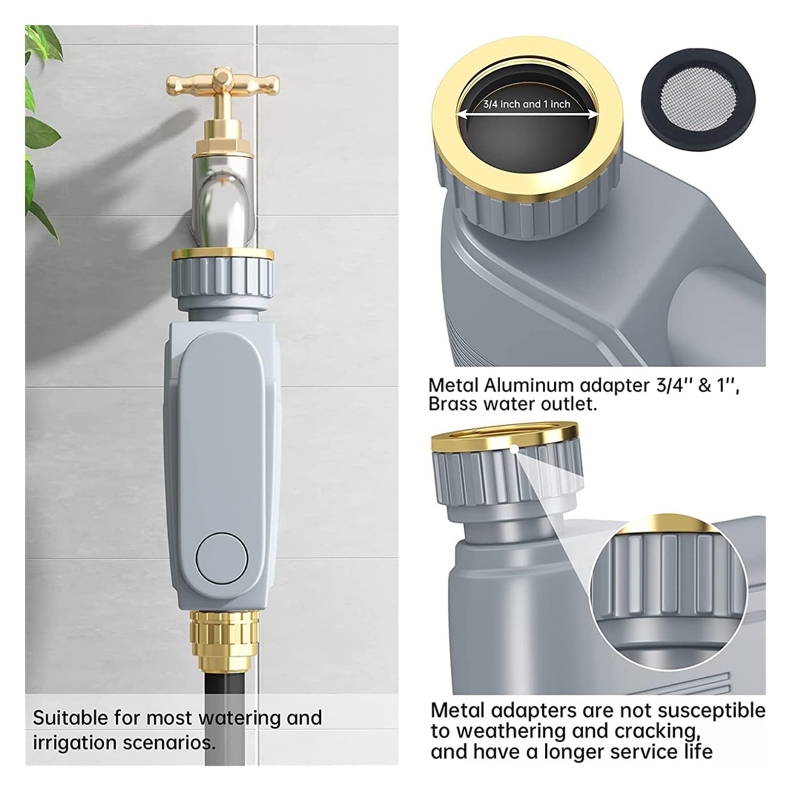 Tuya ZigBee Tubo Flessibile Rubinetto Irrigazione Timer Controller Sprinkler Intelligente Di Del Giardino Rilevatore Umidità Suolo