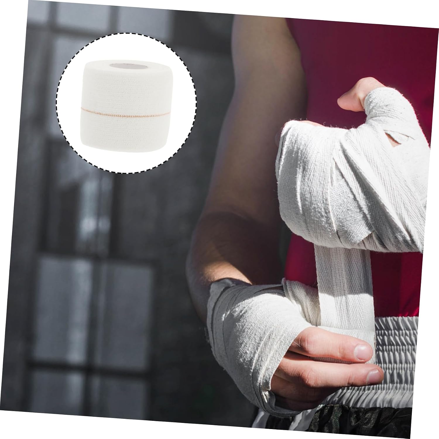 Elastic Sports Bandage Cohesive Wrap Non-Woven Compression Wrapper for Finger Moleskin Tape