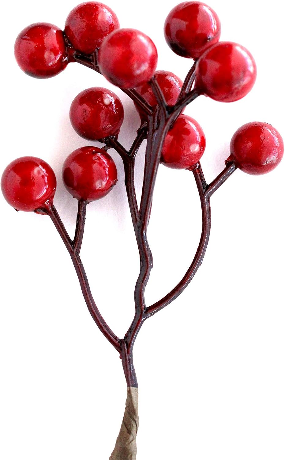 Red Berry Picks Christmas Berries for Wreaths Floral Red Berry Stems 8PC