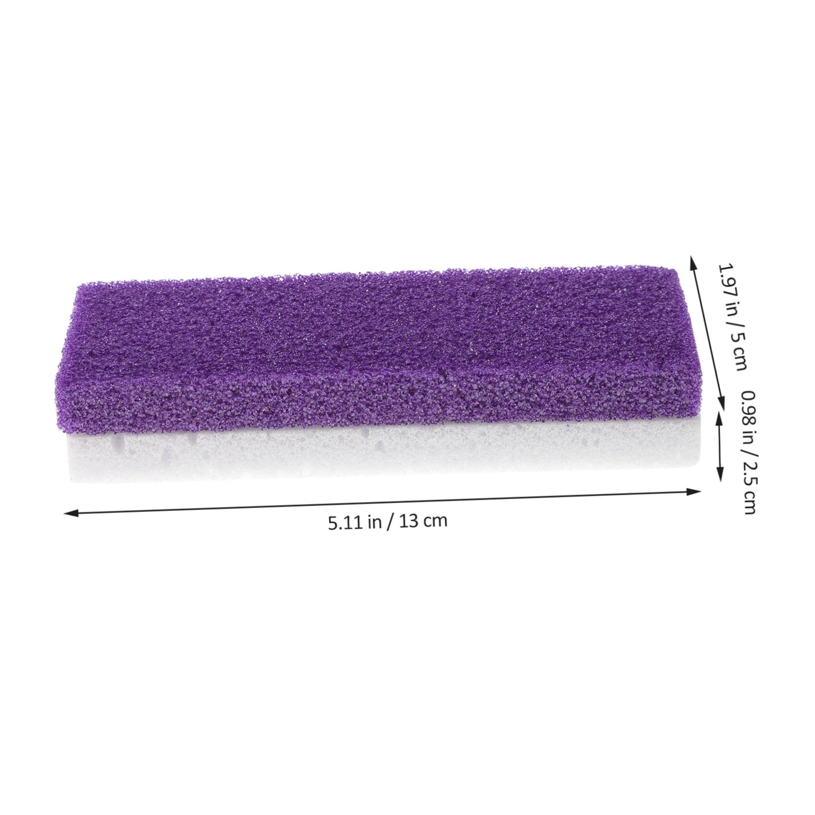 minkissy 2pcs Foot Pumice Stone Remover Scrubbers for Natural Stone Foot Exfoliator Tool for Dry Skin Random Color