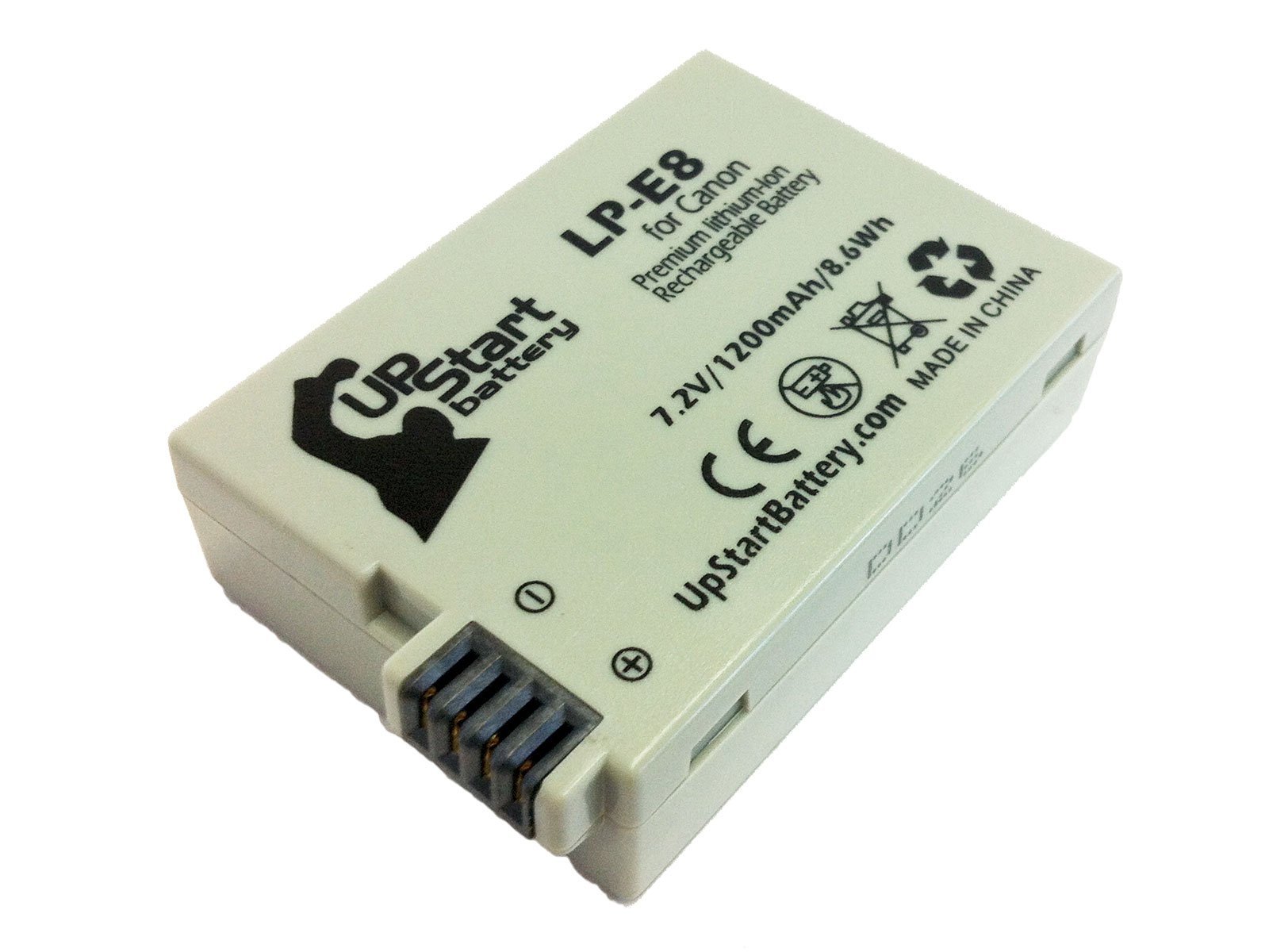 Replacement for Canon Rebel T3i Battery - Compatible with Canon LP-E8 Digital Camera Battery (1200mAh 7.2V Lithium-Ion)