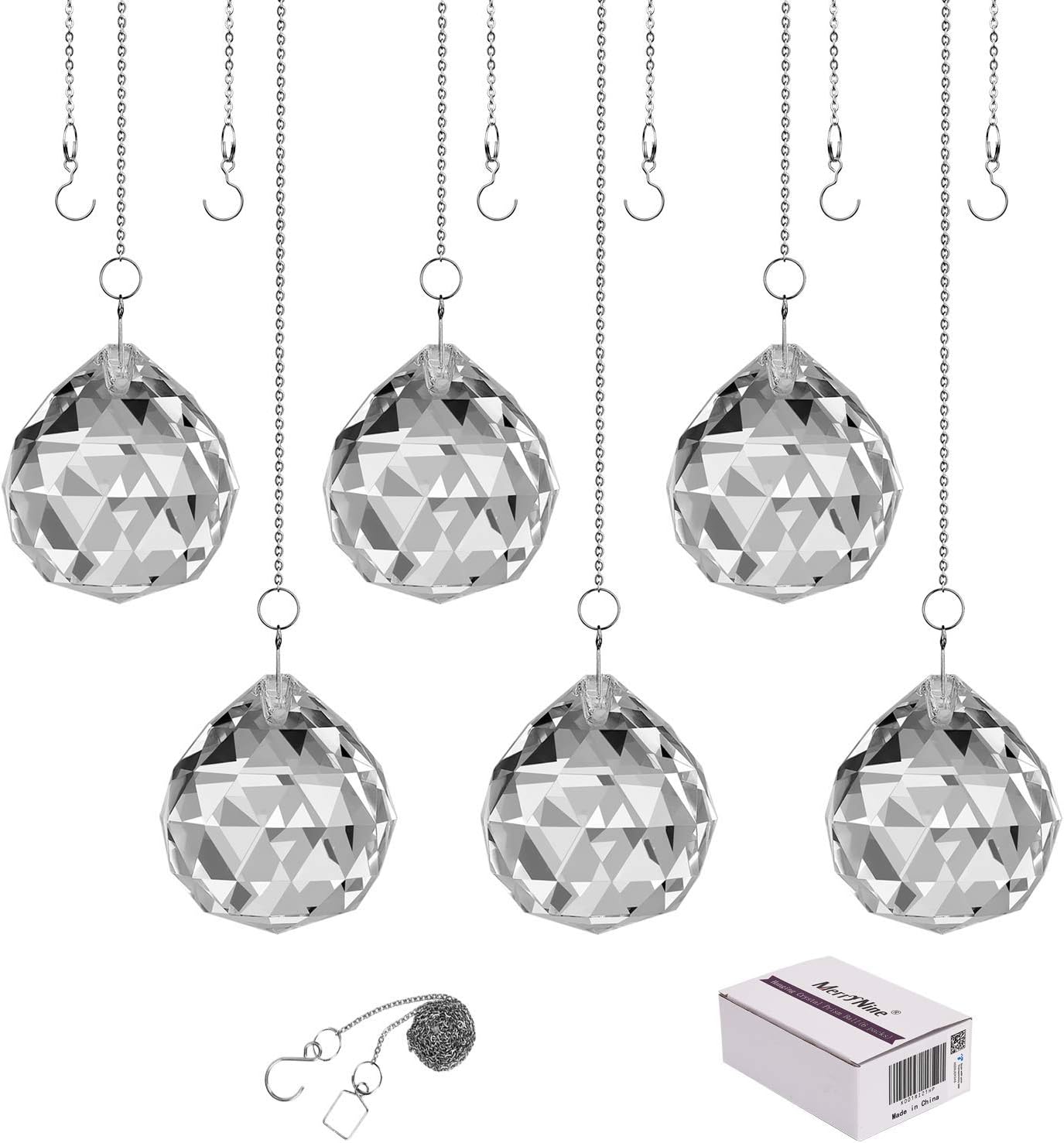 MerryNine Clear Crystal Ball Prism Sun Shine Catcher