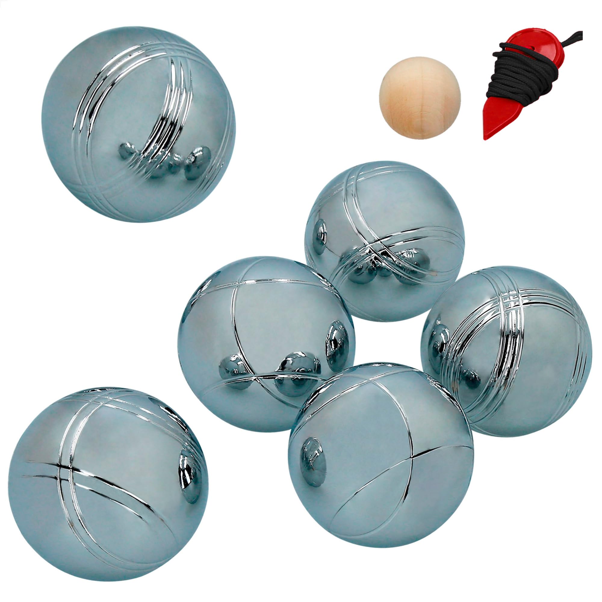 Aktive 54036 Set de petanca 6 bolas
