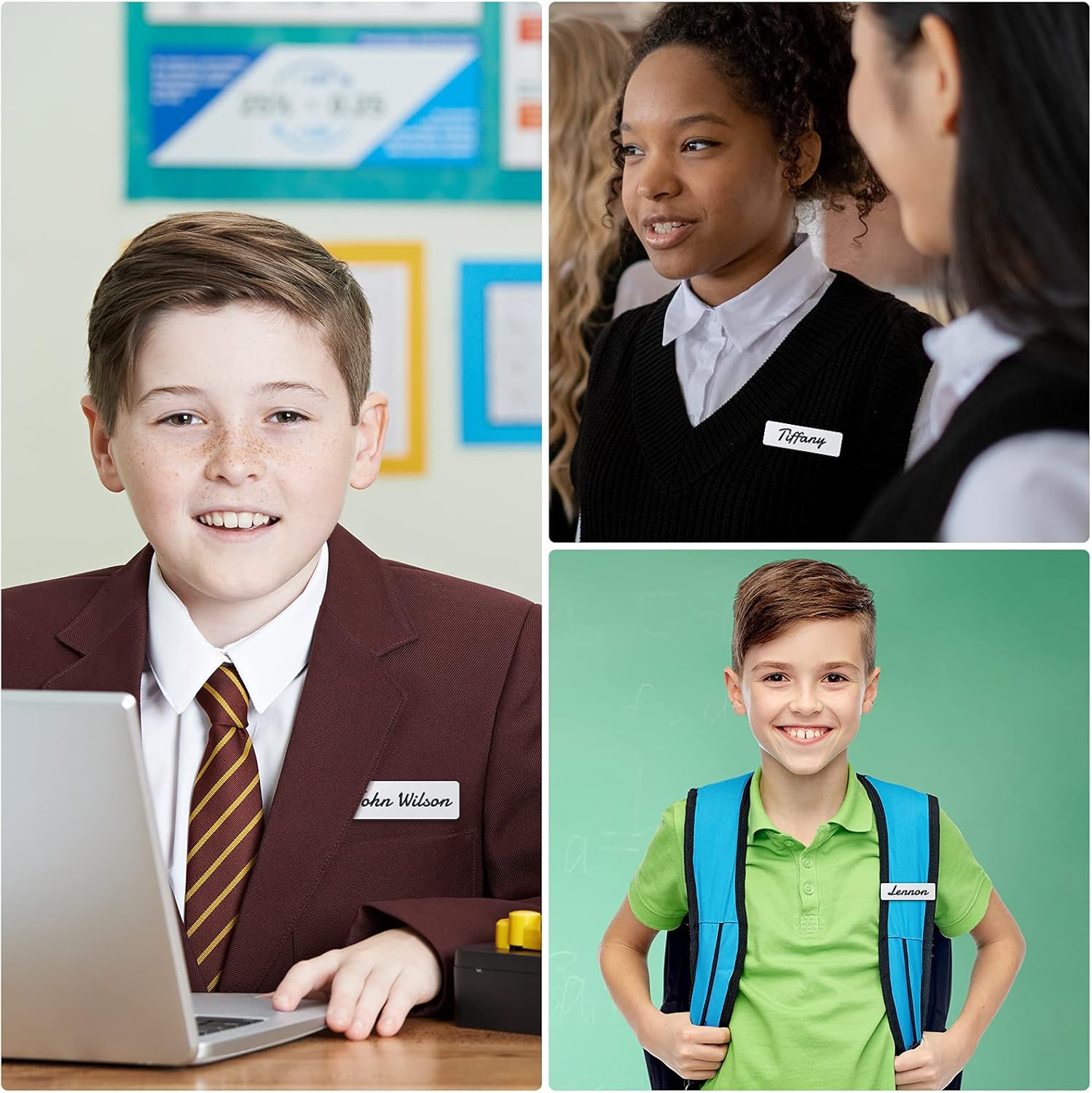 Name Tag Blank Name Badges 1 x 3 Inch DIY Blank ID Name Badge with Pin Backing for Office Workers Students, Personalized Badges Making (50 Pieces) - Image 5