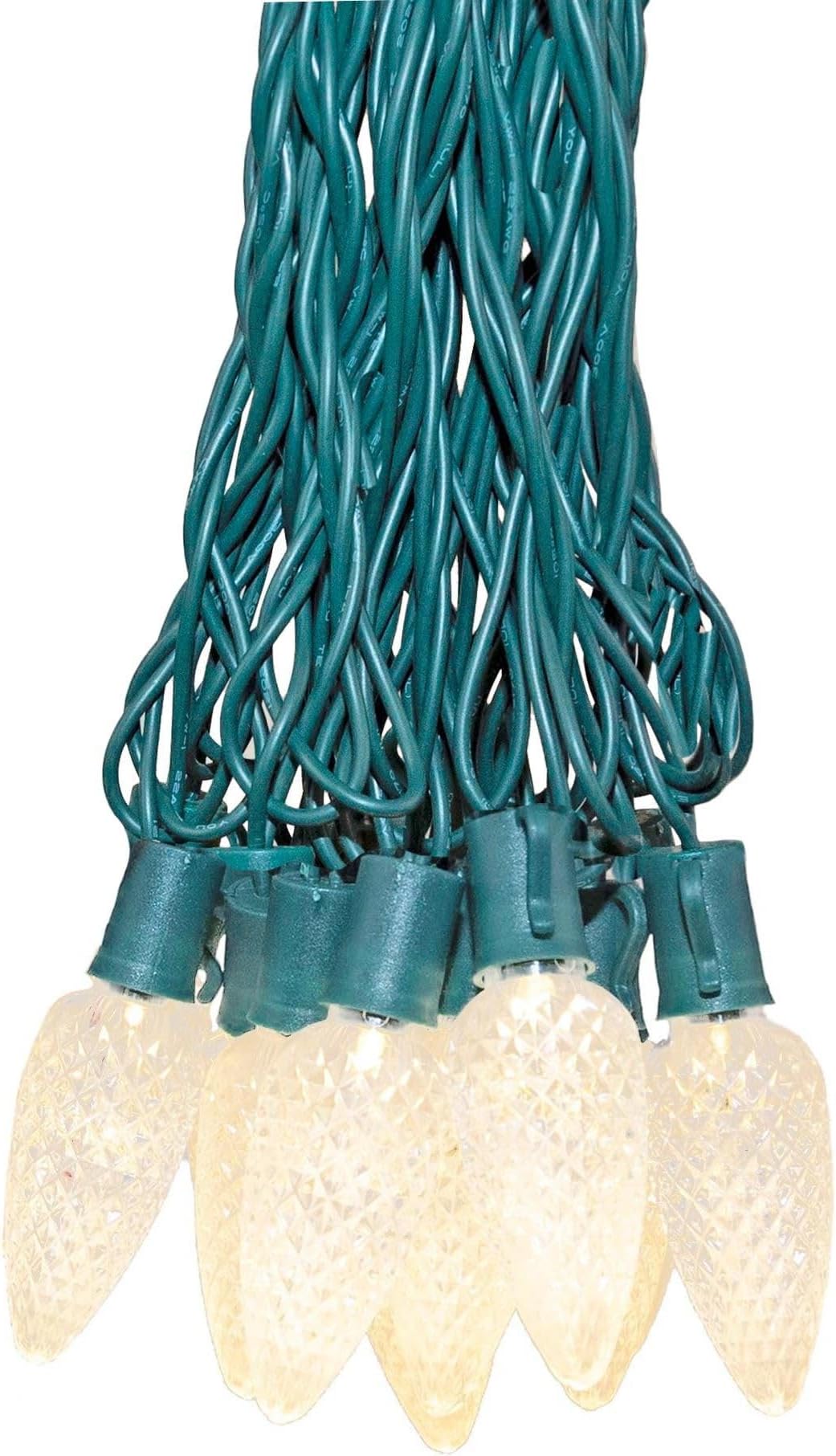 C9 LED White String Lights Outdoor 25Ft LED White Christmas Lights 25 ...