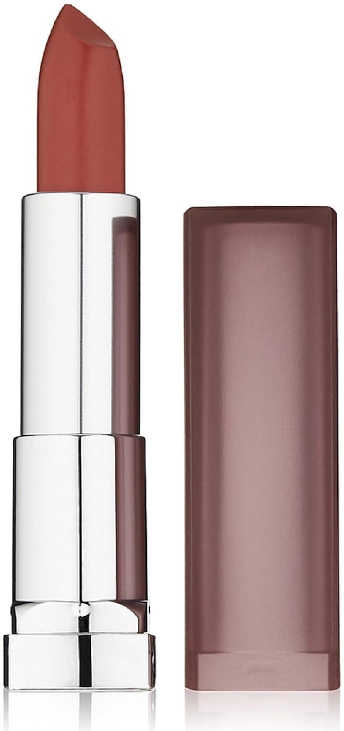 Maybelline New York Color Sensational Creamy Matte Lip Color, Nude Nuance 0.15 oz (Pack of 4)