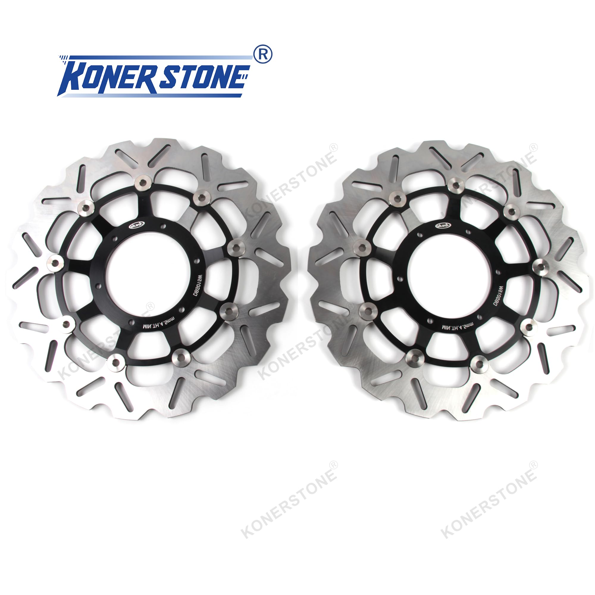 Discos de freno delanteros para H.o.n.d.a CBR 600RR 2003-2022/ CB 1000R 2008-2017 ABS 2009-2017, accesorios de repuesto para motocicleta CBR600 CBR600 RR 600RR