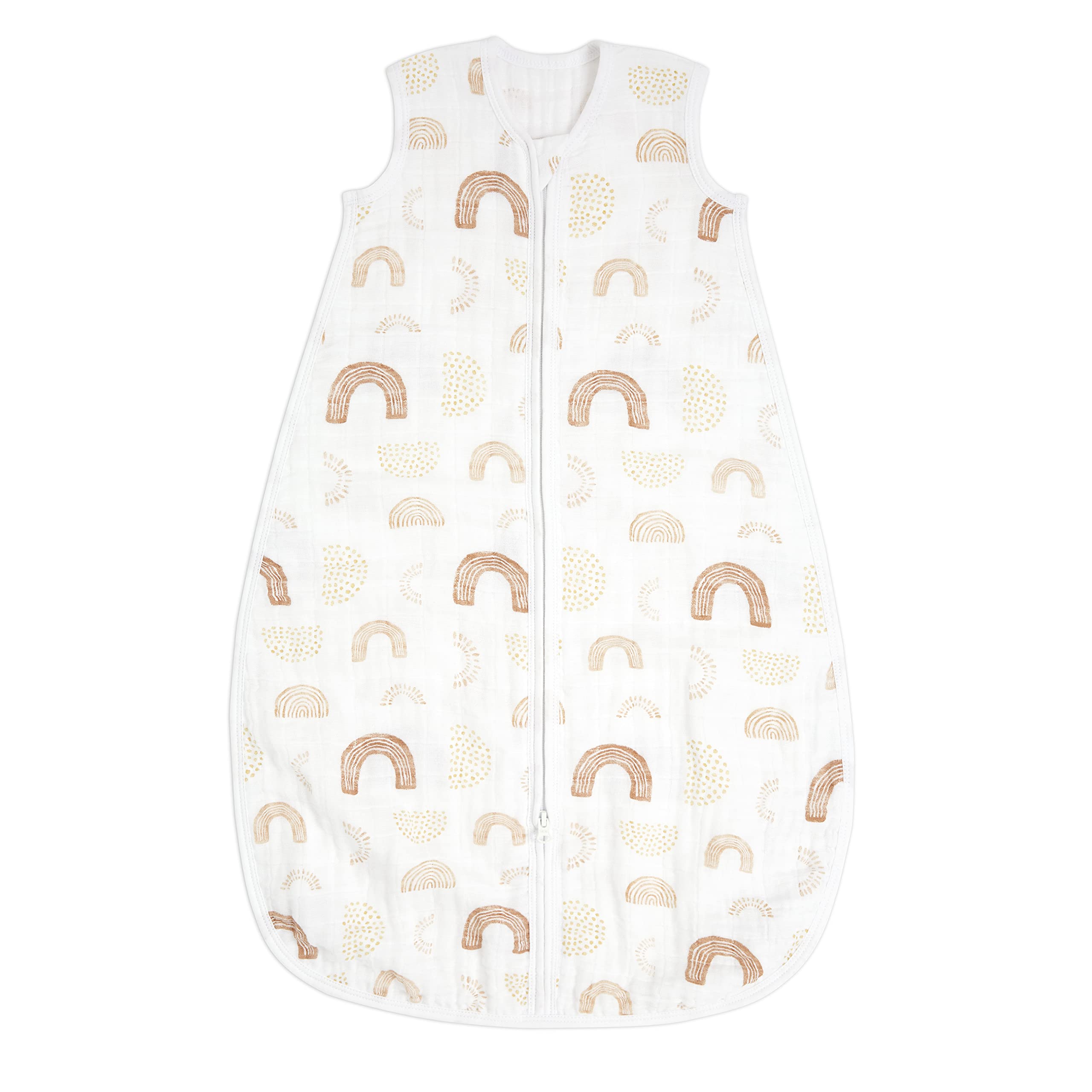 aden + anais Soft Sleeping Bag- Pack of 1 | GOTS Certified | Wearable Lightweight Muslin Sleep Sack Blanket | Pretty Sleeping Bag for Baby | 0-6 Months, 1 TOG | Newborn & Infant Essentials | Outdoors