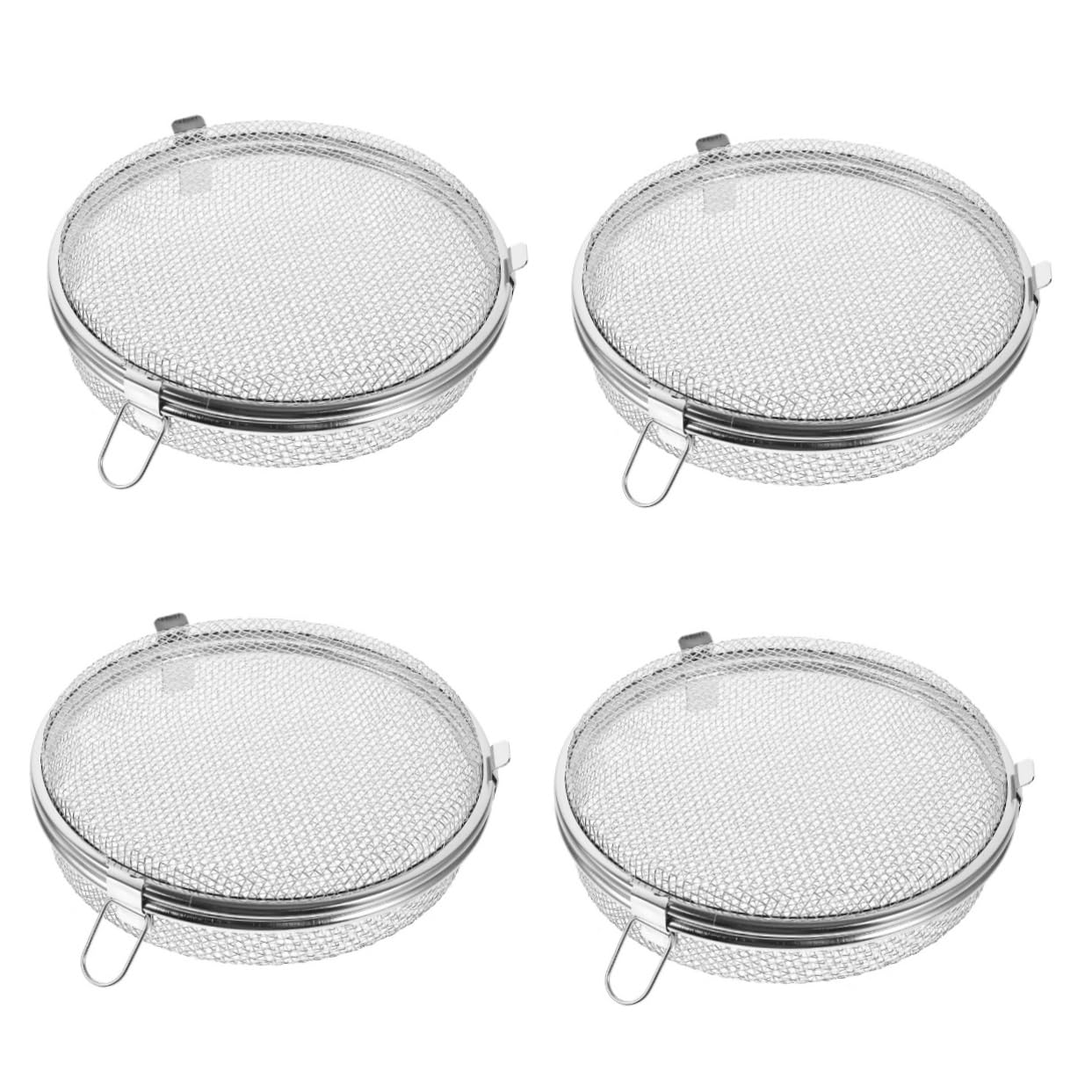 MAGICLULU 4 Stück Aufbewahrungskorb für die Spülmaschine Aufbewahrungskorb für Backutensilien Metallnetzkorb für Geschirrspüler Spülmaschinenkorb für Kleinteile Universal-Geschirrspülkorb